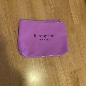 Kate Spade Purple Cosmetic Bag Glossy Finish